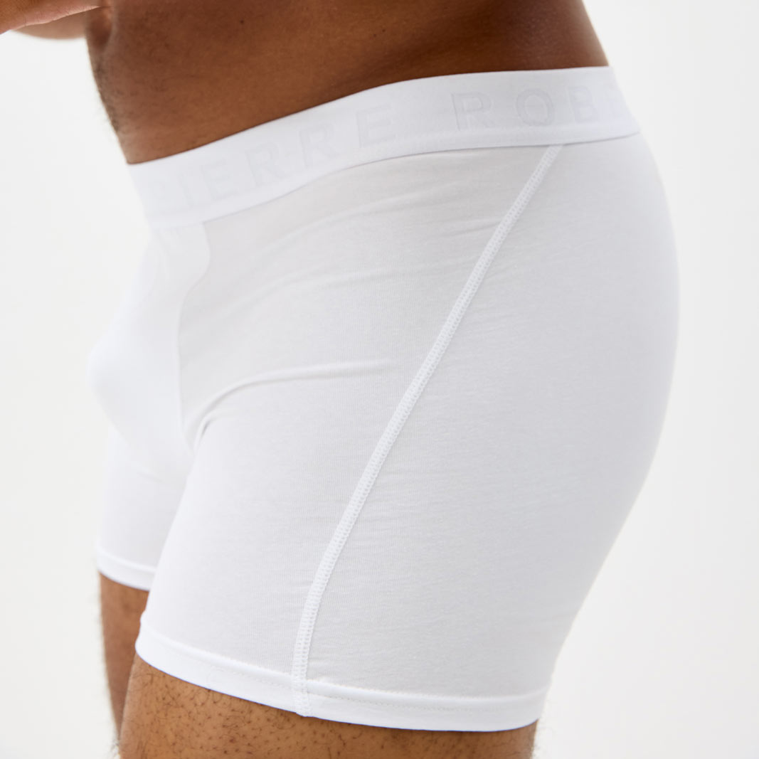 Kalsonger herr boxer bomull, Bright White, hi-res